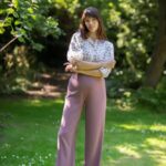 Very Cherry Marlene Pants Lila Gabardine - La Vie en Rose Damesmode
