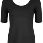 Very Cherry Natalya Top Black Tricot Deluxe La Vie en Rose Damesmode