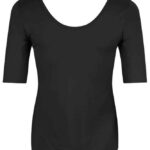 Very Cherry Natalya Top Black Tricot Deluxe La Vie en Rose Damesmode