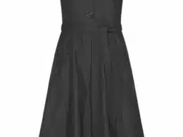 Very Cherry Revers Dress Midi Black Denim - La Vie en Rose Damesmode (2)