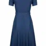 Very Cherry Revers Dress Midi Dark Denim