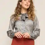 Very Cherry Ruffle Blouse Autumn BLoom- La Vie en Rose Damesmode