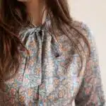 Very Cherry Ruffle Blouse Autumn BLoom- La Vie en Rose Damesmode