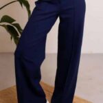 Very Cherry Taylor Pants Navy Punty - La Vie en Rose Damesmode