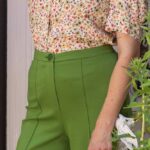 Very Cherry Taylor Pants Olive Punty - La Vie en Rose Damesmode