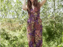 Very Cherry Venice Jumpsuit Starry Night