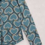 White Stuff Annie Jersey Shirt Blue Print - La Vie en Rose Damesmode