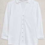 White Stuff Annie Jersey Shirt Brilliant White - La Vie en Rose Damesmode