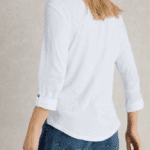 White Stuff Annie Jersey Shirt Brilliant White - La Vie en Rose Damesmode