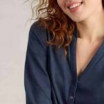 White Stuff Annie Jersey Shirt French Navy - La Vie en Rose Damesmode