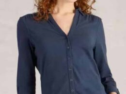 White Stuff Annie Jersey Shirt French Navy - La Vie en Rose Damesmode