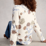 White Stuff Annie Jersey Shirt Ivory Multi - La Vie en Rose Damesmode