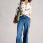 White Stuff Annie Jersey Shirt Ivory Multi - La Vie en Rose Damesmode