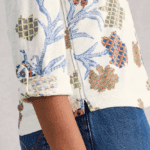 White Stuff Annie Jersey Shirt Ivory Multi - La Vie en Rose Damesmode