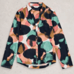 White Stuff Annie Jersey Shirt Navy Print - La Vie en Rose Damesmode