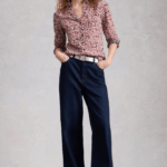 White Stuff Annie Jersey Shirt Pink Print - La Vie en Rose Damesmode