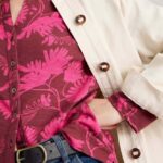 White Stuff Annie Jersey Shirt Plum Print - La Vie en Rose Damesmode