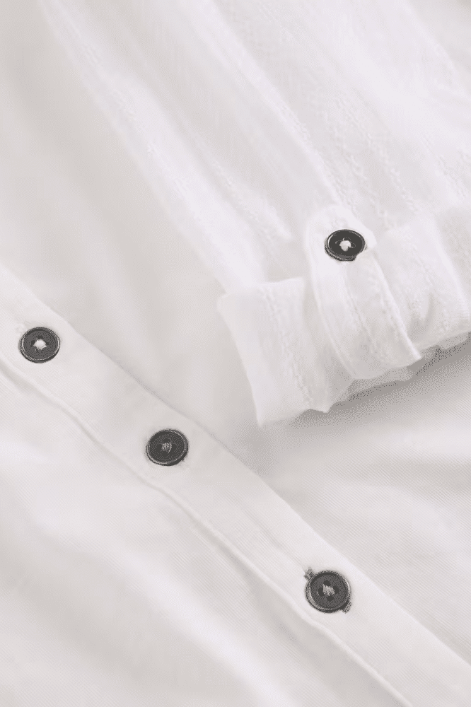 White Stuff Annie Mix Jersey Shirt Brilliant White - La Vie en Rose Damesmode