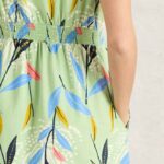 White Stuff Archer Jersey Maxi Dress Green Multi (1)