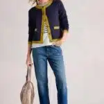 White Stuff Charlotte Cardi Dark Navy - La Vie en Rose Damesmode