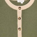 White Stuff Charlotte Cardi Khaki Green - La Vie en Rose Damesmode