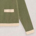 White Stuff Charlotte Cardi Khaki Green - La Vie en Rose Damesmode
