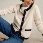 White Stuff Charlotte Cardigan Natural Multi - La Vie en Rose Damesmode