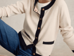 White Stuff Charlotte Cardigan Natural Multi - La Vie en Rose Damesmode