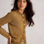 White Stuff Charlotte Sparkle Cardi - La Vie en Rose Damesmode