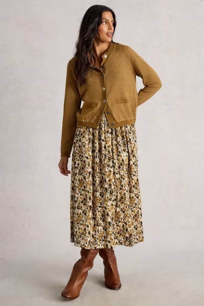 White Stuff Charlotte Sparkle Cardi - La Vie en Rose Damesmode