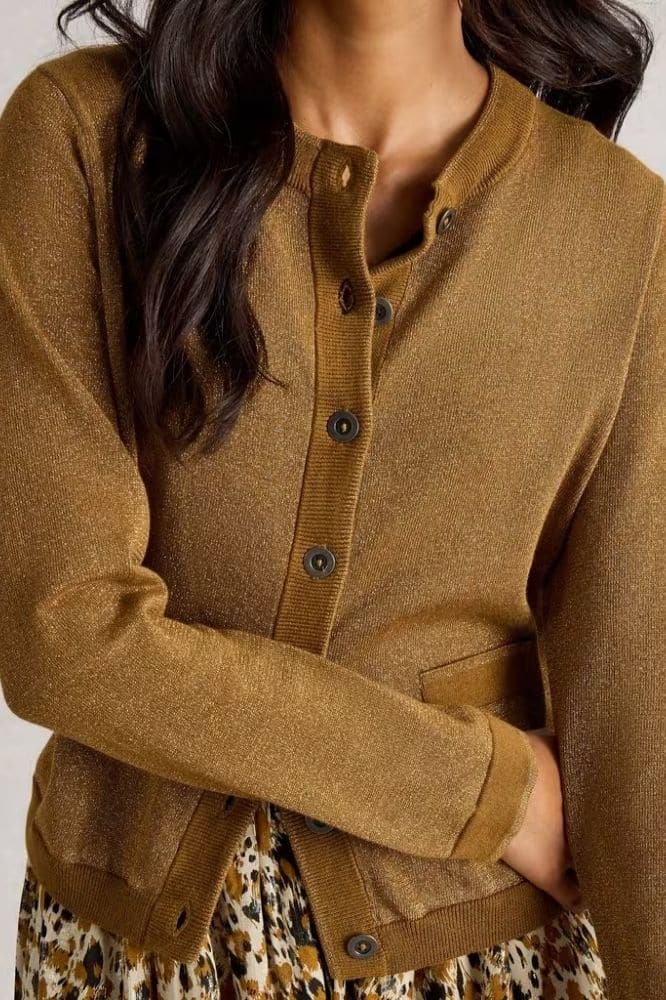 White Stuff Charlotte Sparkle Cardi - La Vie en Rose Damesmode