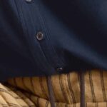 White Stuff Delilah Button Top Dark Navy - La Vie en Rose Damesmode