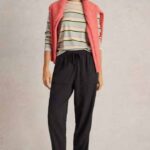 White Stuff Elle Linen Blend Trouser Black - La Vie en Rose Damesmode