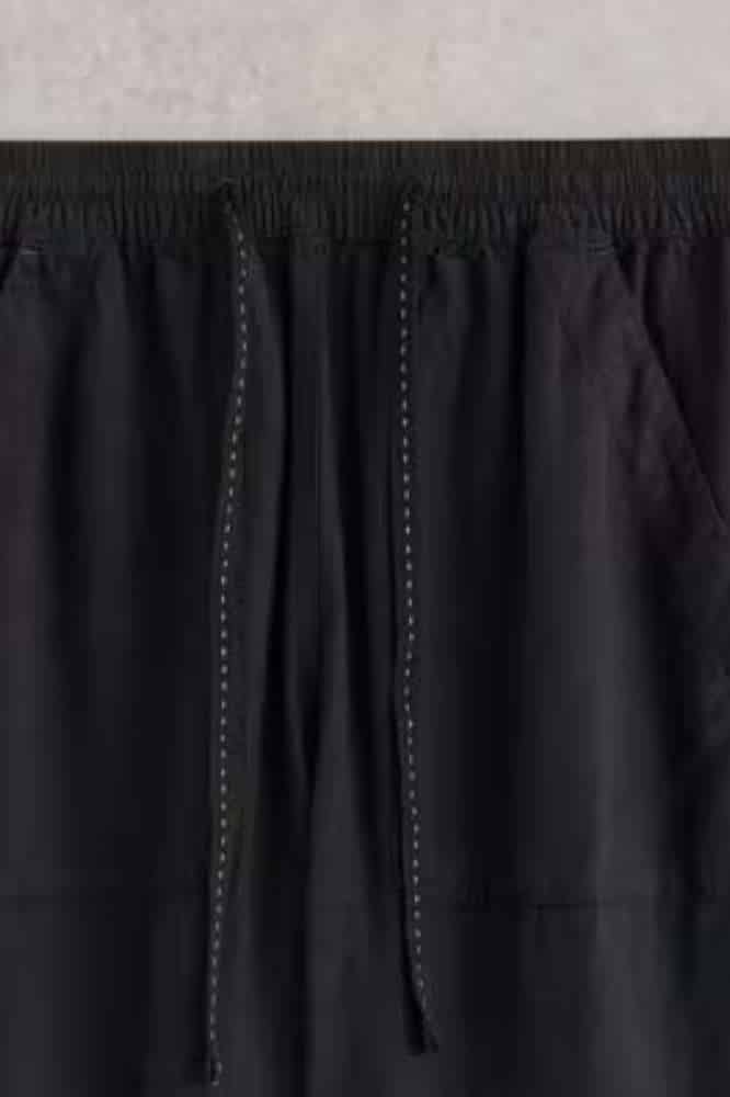 White Stuff Elle Linen Blend Trouser Black - La Vie en Rose Damesmode