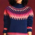 White Stuff Fiona Fair Isle Jumper Navy Multi - La Vie en Rose Damesmode