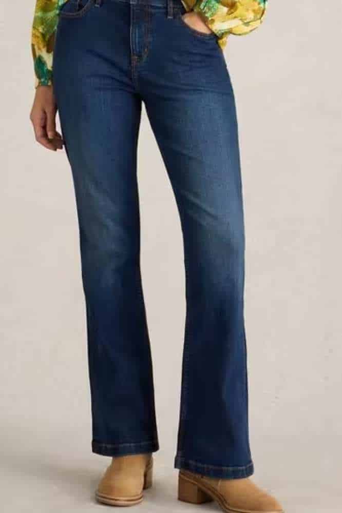 White Stuff Harriet Bootcut Jeans Mid Denim - La Vie en Rose Damesmode