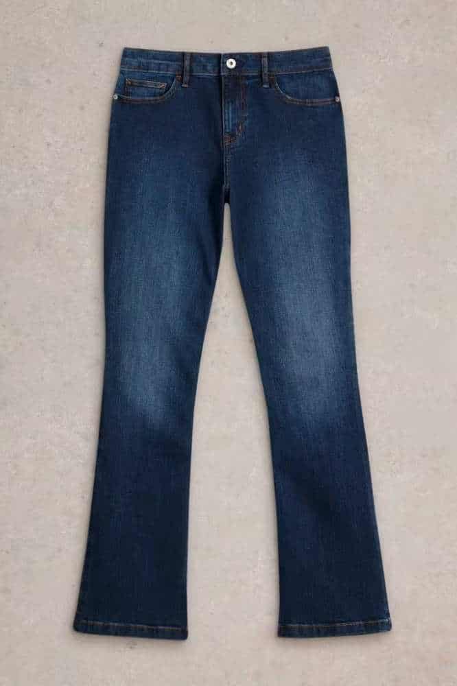 White Stuff Harriet Bootcut Jeans Mid Denim - La Vie en Rose Damesmode