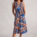 White Stuff Heidi Dress Navy Print - La Vie en Rose Damesmode