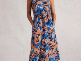 White Stuff Heidi Dress Navy Print - La Vie en Rose Damesmode