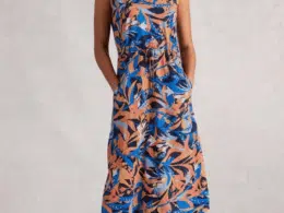 White Stuff Heidi Dress Navy Print - La Vie en Rose Damesmode