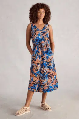 White Stuff Heidi Dress Navy Print - La Vie en Rose Damesmode