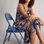 White Stuff Heidi Dress Navy Print - La Vie en Rose Damesmode