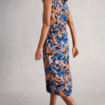 White Stuff Heidi Dress Navy Print - La Vie en Rose Damesmode