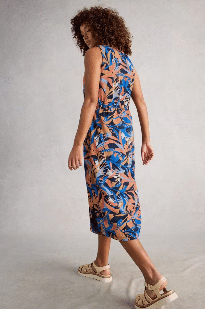 White Stuff Heidi Dress Navy Print - La Vie en Rose Damesmode