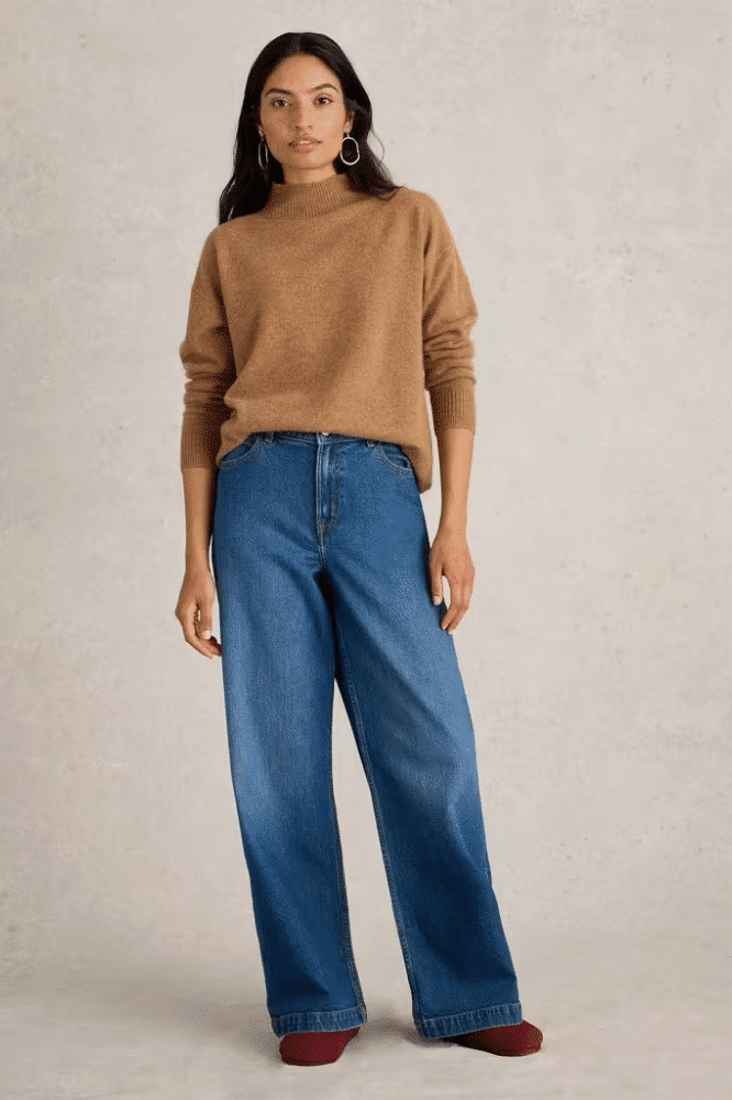 White Stuff Holly Cashmere Jumper - La Vie en Rose Damesmode