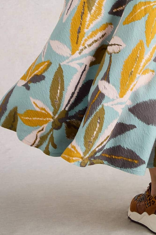 White Stuff Hope Bias Cut Maxi Skirt Blue Multi - La Vie en Rose Damesmode