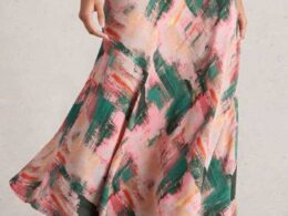 White Stuff Hope Bias Cut Maxi Skirt - La Vie en Rose Damesmode