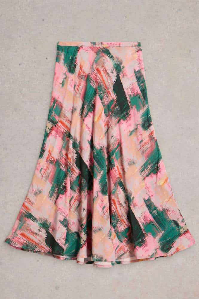 White Stuff Hope Bias Cut Maxi Skirt - La Vie en Rose Damesmode