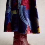 White Stuff Hope Bias Velvet Skirt - La Vie en Rose Damesmode