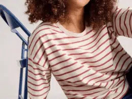 White Stuff Kat Stripe Tee - La Vie en Rose Damesmode